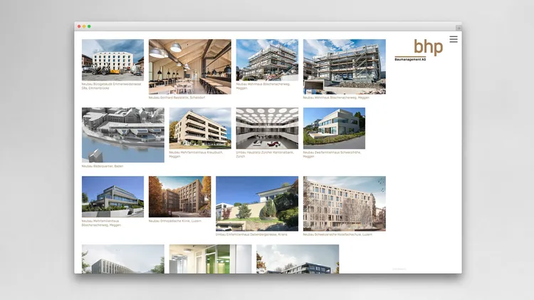 bhp baumanagement corporate design webdesign ui ux 1