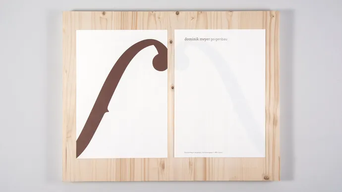 dominik meyer geigenbau corporate design briefschaft 1