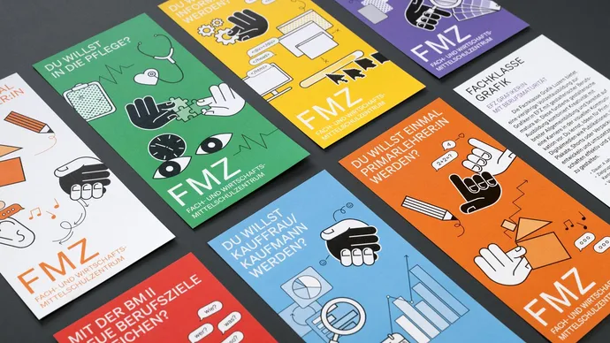 zebi zentralschweizer bildungsmesse messestand fmz fachmittelschule luzern szenografie flyer 6