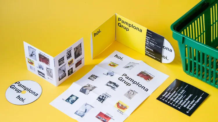 pamplona grup band musik zuerich artwork digipack plakat poster cd webdesign ui ux