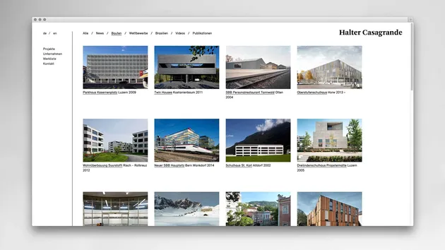 halter casagrande architekten corporate design webdesign programmierung ui ux 4