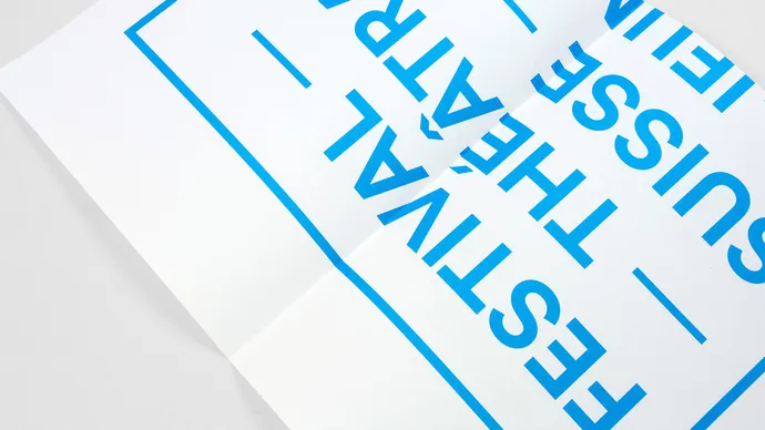 fanfaluca jugend theater festival schweiz aarau corporate design programmheft