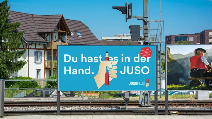 juso wahl kampange werbung plakat poster 01