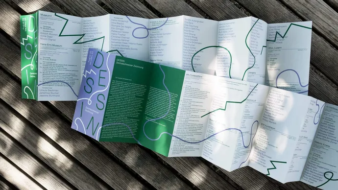 dessin zentralschweiz zeichnung ausstellung kunst leporello flyer 9