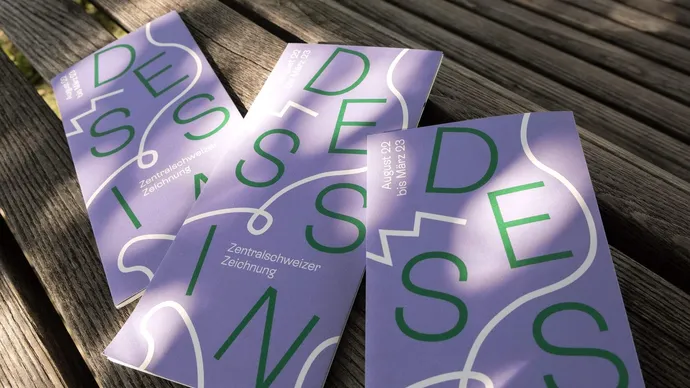 dessin zentralschweiz zeichnung ausstellung kunst leporello flyer 11