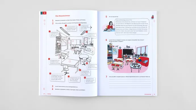 lehrmittelverlag zuerich lmvz startklar lehrmittel deutsch a1 editorial design buch gestaltung 18