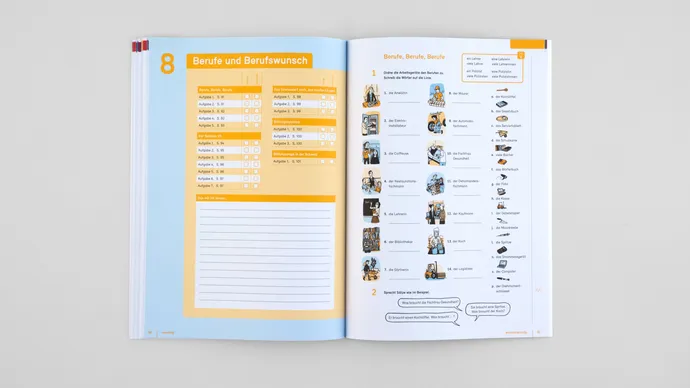 lehrmittelverlag zuerich lmvz startklar lehrmittel deutsch a1 editorial design buch gestaltung 19