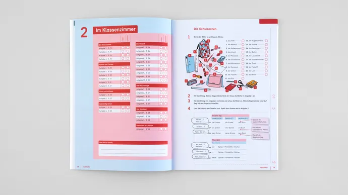 lehrmittelverlag zuerich lmvz startklar lehrmittel deutsch a1 editorial design buch gestaltung 21