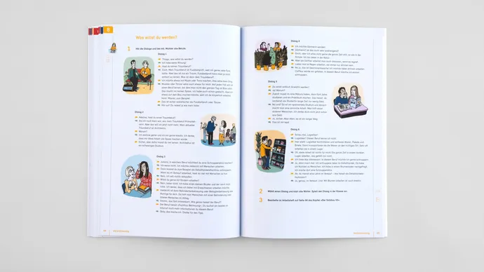 lehrmittelverlag zuerich lmvz startklar lehrmittel deutsch a1 editorial design buch gestaltung 22