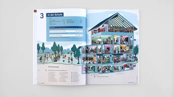 lehrmittelverlag zuerich lmvz startklar lehrmittel deutsch a1 editorial design buch gestaltung 24