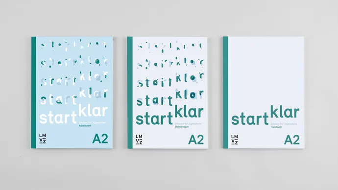lehrmittelverlag zuerich lmvz startklar lehrmittel deutsch a2 editorial design buch gestaltung