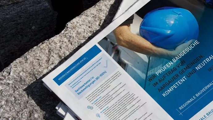 rbv regionale bauwerwaltung muri corporate design webdesign ui ux inserat