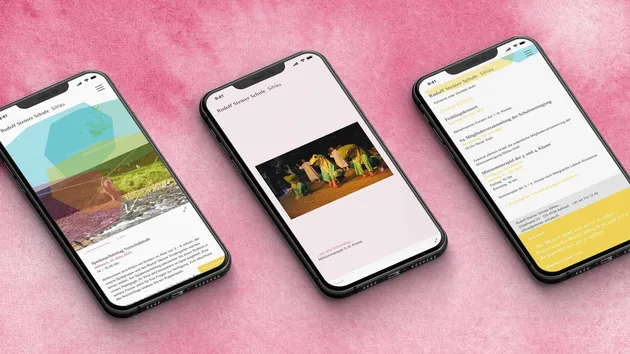 rudolf steiner schule sihlau corporate webdesign ui ux mobile