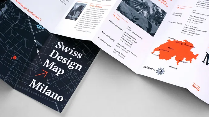 swiss design map milano milan mailand karte corporate design schweizer general konsulat flyer 6