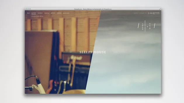 sleeyhouse band musik artwork plattencover webdesign 1