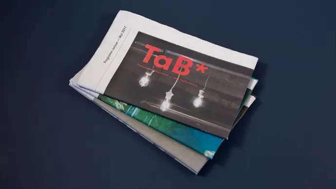 tab theater am bahnhof menziken programm zeitung corporate design plakate flyer kultur 64