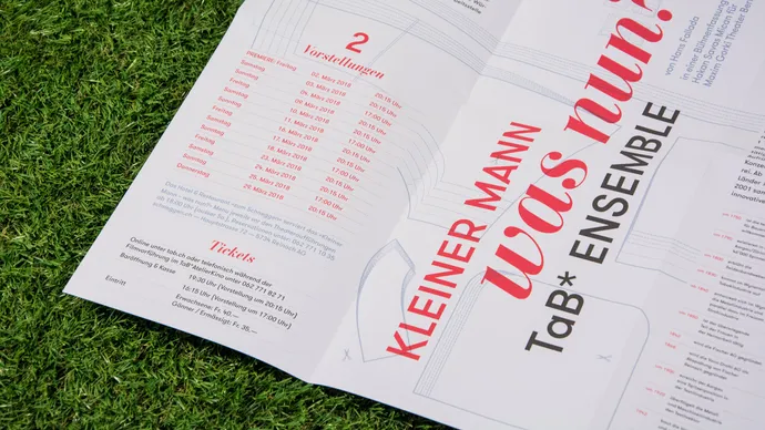 tab theater am bahnhof menziken programm zeitung corporate design plakate flyer kultur 71