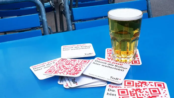 tab theater am bahnhof menziken corporate design kultur programm bierdeckel