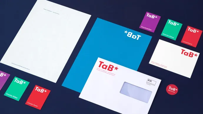 tab theater am bahnhof menziken corporate design kultur programm flyer briefschaft logo visitenkarte