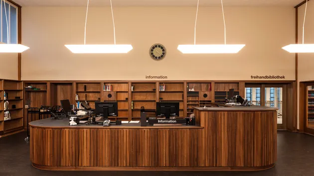 signaletik zhb zentral und hochschul bibliothek luzern 2024