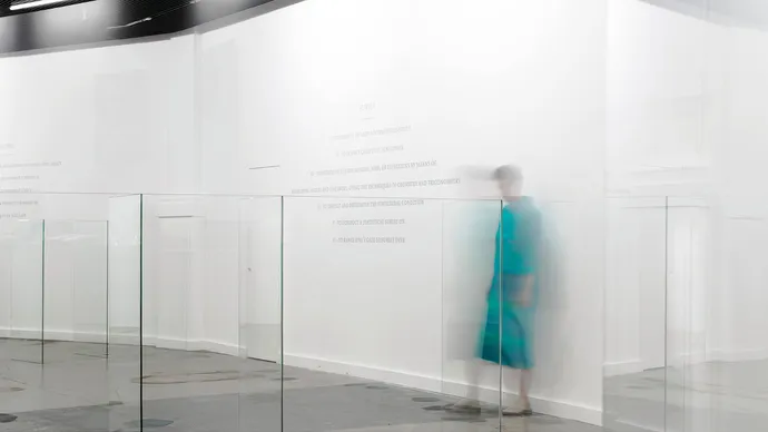 Equipe visuelle luzern emmenbruecke agentur grafik design daniela schoenbaechler obscure transparency kunsthalle luzern beschriftung kunst 1