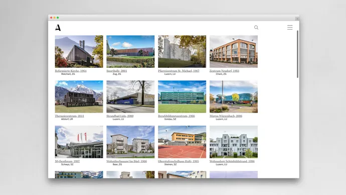 Equipe visuelle luzern emmenbruecke agentur grafik design hochschule luzern technik architektur hslu architekturagenda architekturbibliothek corporate design webdesign ui ux 3