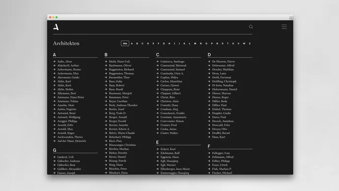Equipe visuelle luzern emmenbruecke agentur grafik design hochschule luzern technik architektur hslu architekturagenda architekturbibliothek corporate design webdesign ui ux 7