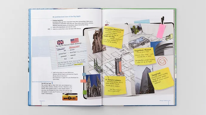 Equipe visuelle luzern emmenbruecke agentur grafik design klett und balmer openworld lehrmittel editorial buch schule englisch 23