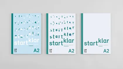 Equipe visuelle luzern emmenbruecke agentur grafik design lehrmittelverlag zuerich lmvz startklar lehrmittel deutsch a2 editorial design buch gestaltung