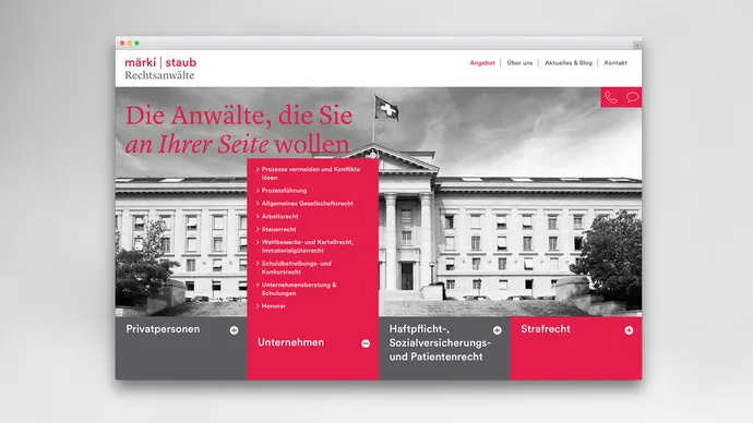 Equipe visuelle luzern emmenbruecke agentur grafik design maerki staub rechtsanwaelte herzogenbuchsee corporate design logo webdesign 27