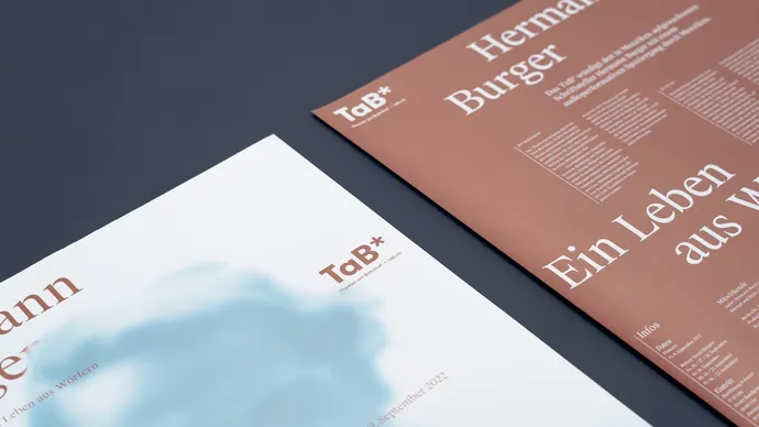 Equipe visuelle luzern emmenbruecke agentur grafik tab theater am bahnhof menziken eigeninszenierung hermann burger audiowalk schilten faltplakat poster 3